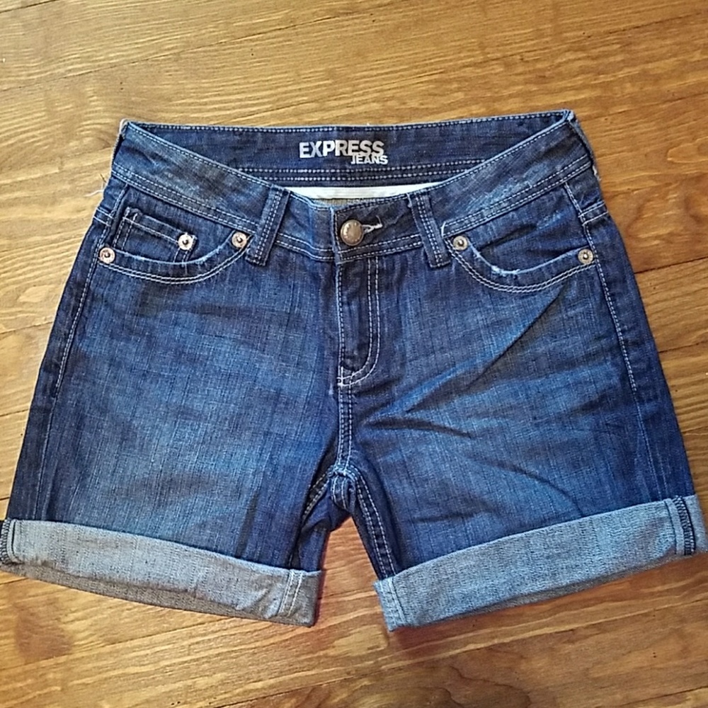 Express denium shorts